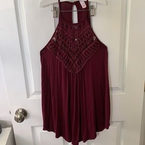 Crochet Halter Tank Top